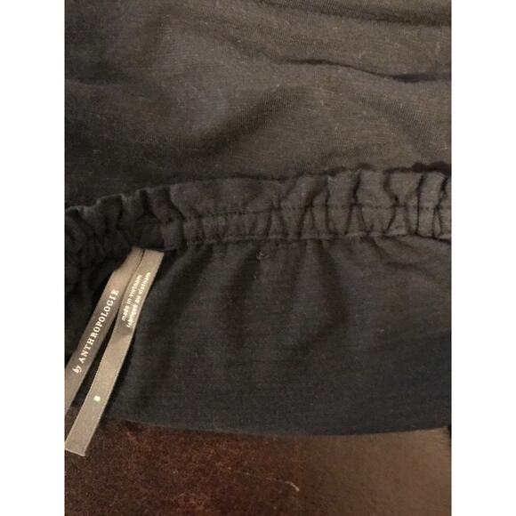 Anthropologie Gloria Off-The-Shoulder Black Top - Size Small - Picture 12 of 14